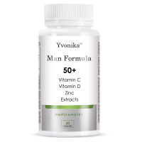 Yvonika Man Formula 50+, Мультивитамины для мужчин 50+, для взрослых