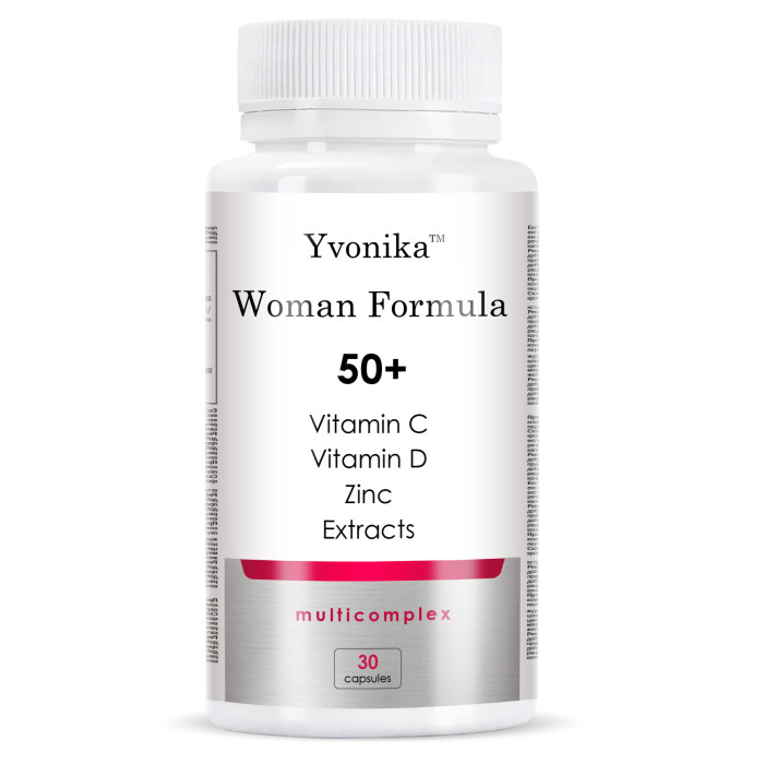 Yvonika Woman Formula 50+, Мультивитамины для женщин 50+, для взрослых